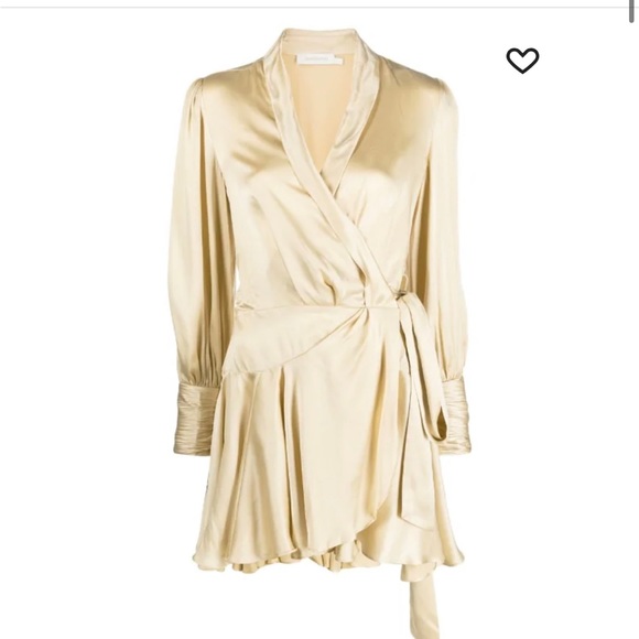 Zimmermann silk wrap mini dress - Picture 3 of 6